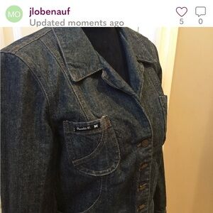 Frankie B denim jacket size L